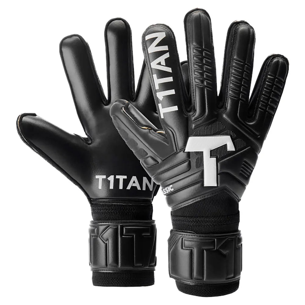 T1tan Classic 1.0 Black-Out goalkeeper gloves