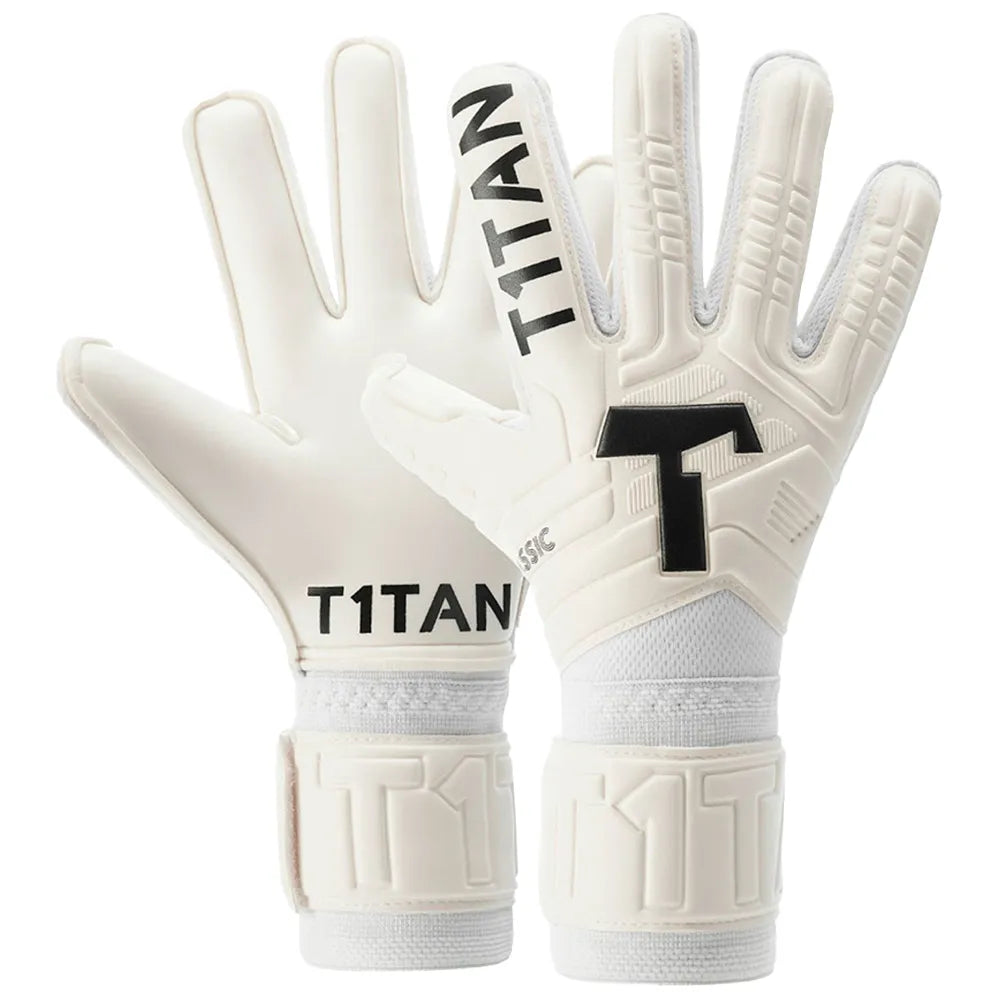 T1tan Classic 1.0 goalkeeper gloves with finger protection