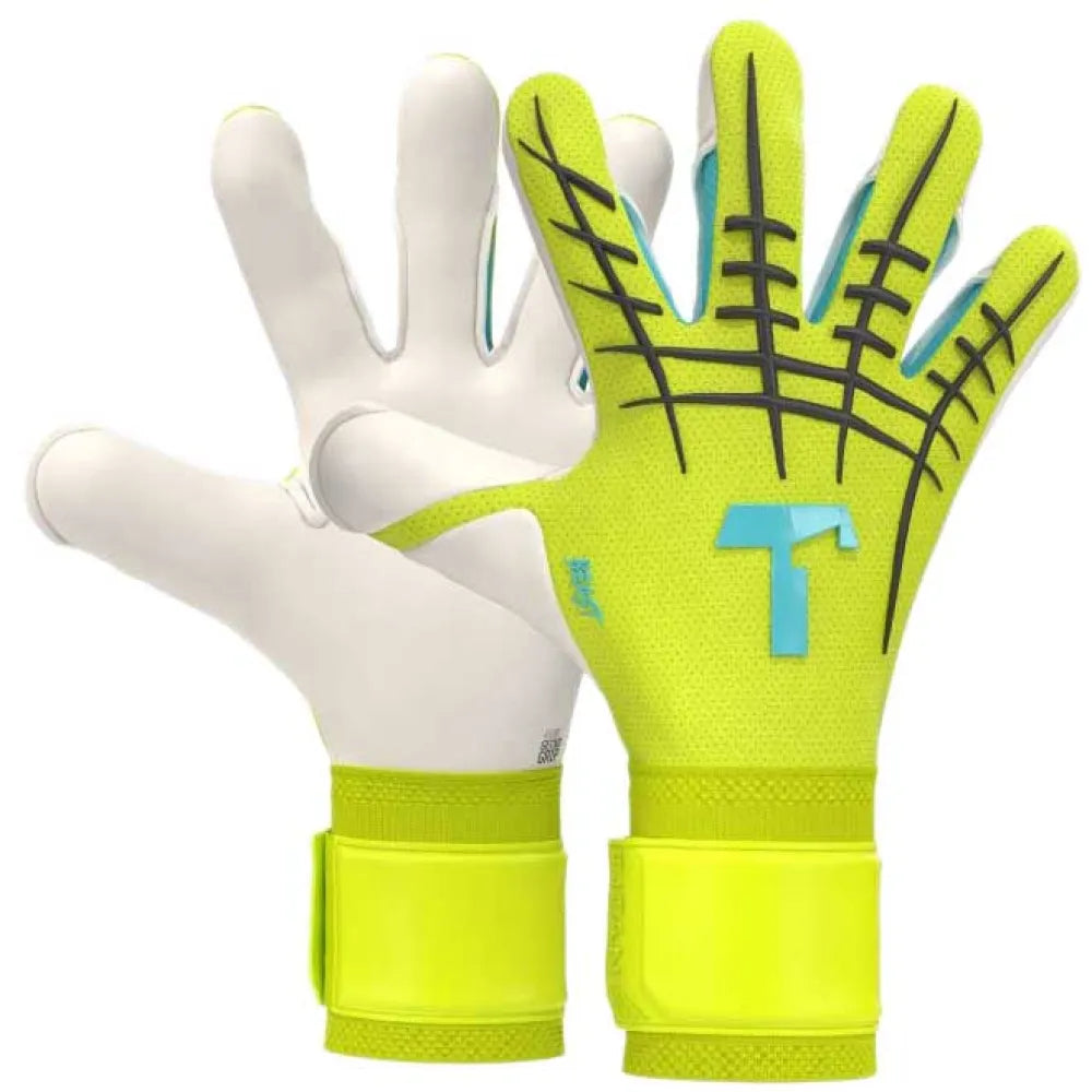 T1tan Fluo Beast 3.0 goalkeeper gloves with finger protection