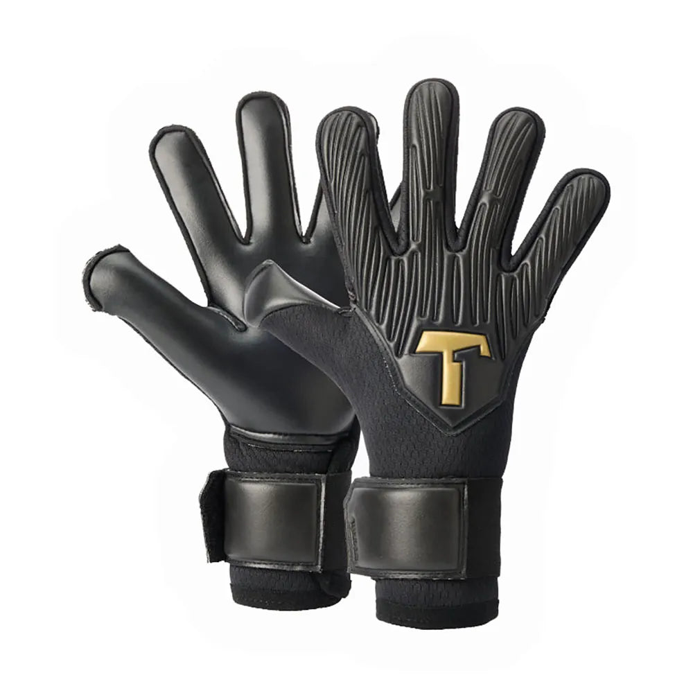 T1tan Rebel 2.0 Black-Out junior goalkeeper gloves with finger protection