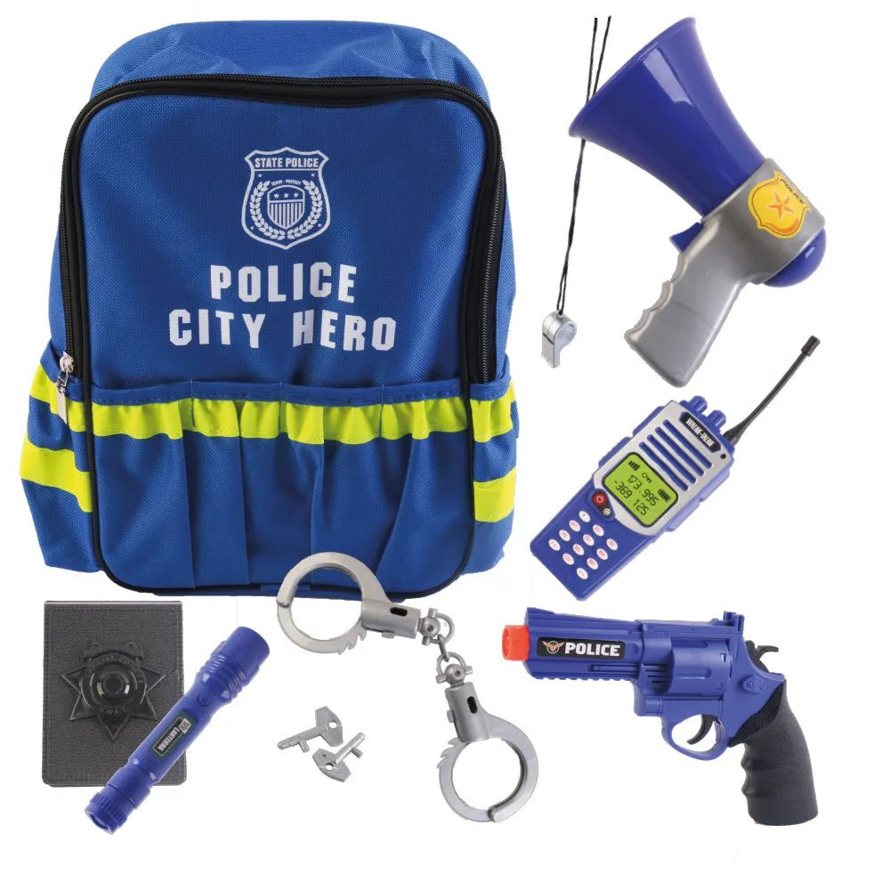 Tachan Police Backpack With 7 Accessories