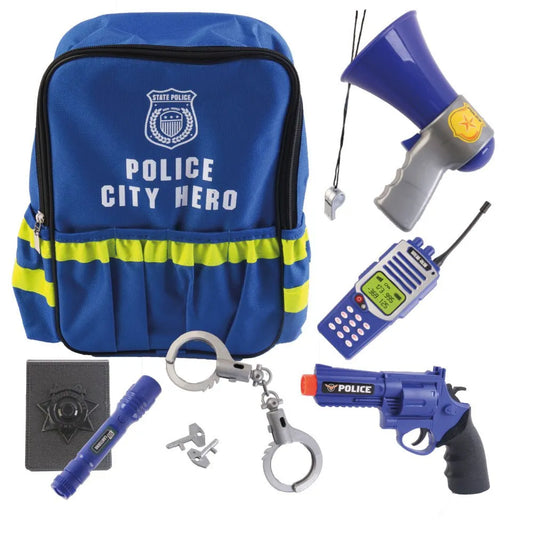 Tachan Police Backpack With 7 Accessories