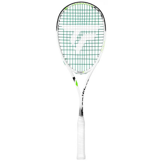 Tecnifibre Slash 120 control strung 305 green squash racket
