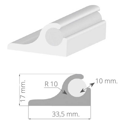 Tessilmare PVC Cushions Profile 4 m refurbished