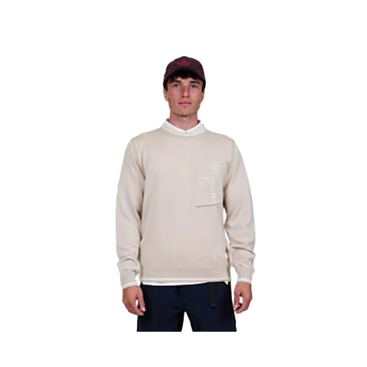 The mountain studio Light knit pocket crew sweatshirt