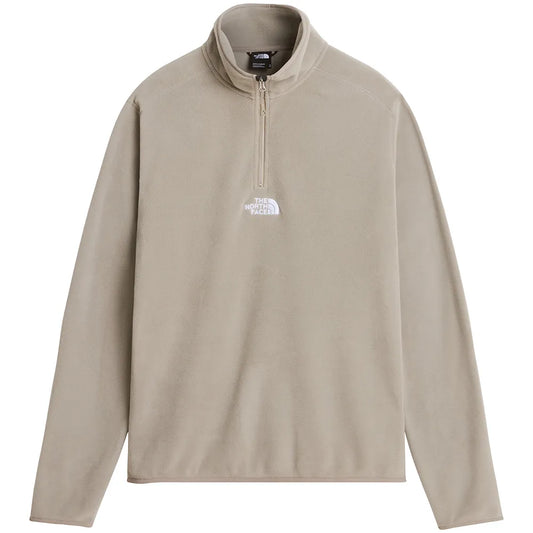 The north face Glacier Embroidered Logo half zip fleece