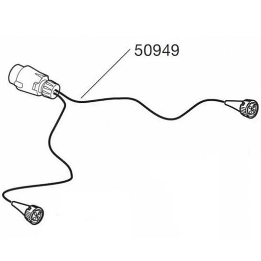 Thule 50949 Lamp 13 pin 08 cable