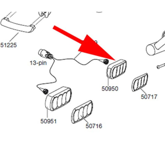 Thule Euroclasi Right Lamp 13 Poles