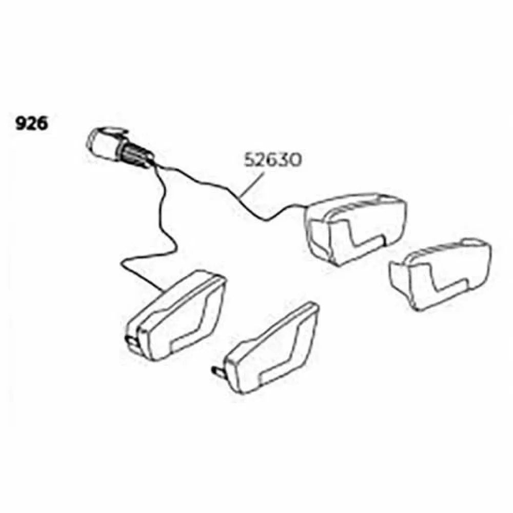 Thule Lamp Set Midipoint 13 Pin 52630 spare part
