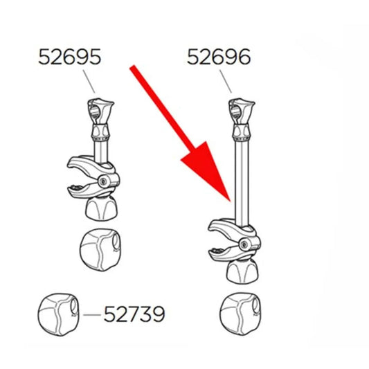 Thule Medium Bike Arm Without 917/918 Eur Lock