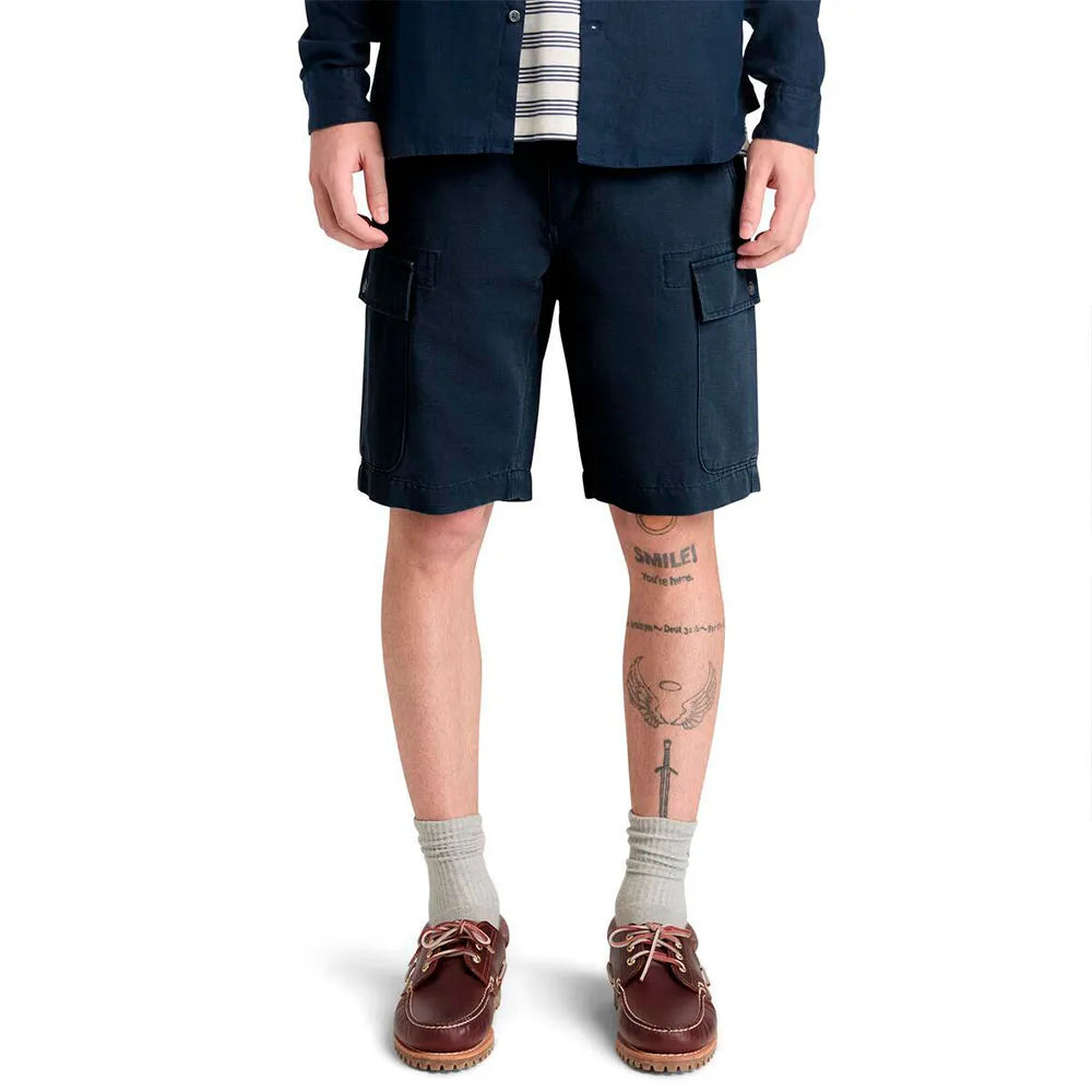 Timberland Brookline Cotton Linen cargo shorts