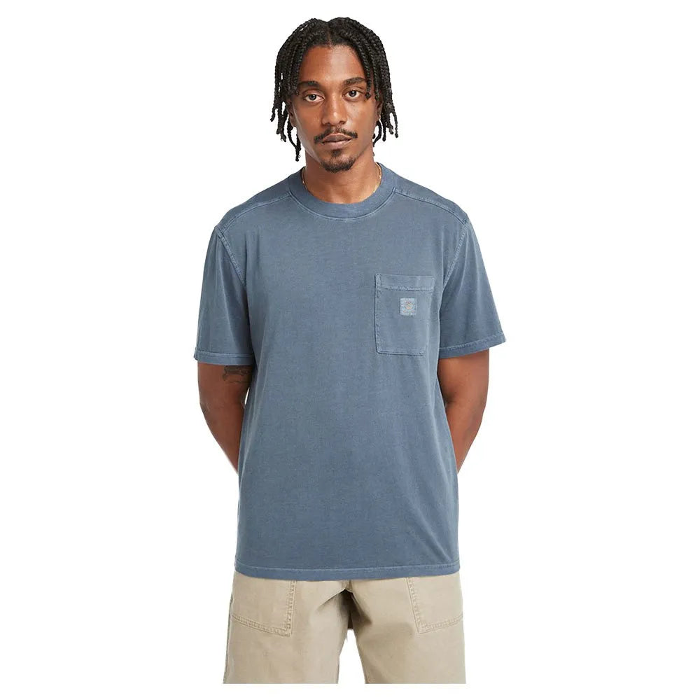 Timberland Merrymack River Garment Dye Chest Pocket short sleeve T-shirt