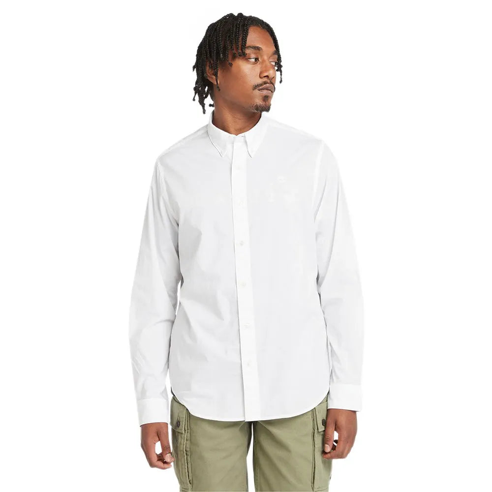 Timberland Solid Poplin long sleeve shirt