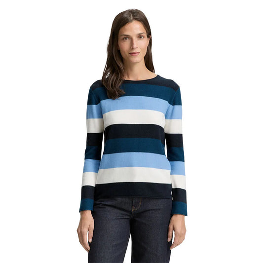 Tom tailor Knit Structured Striped sweater