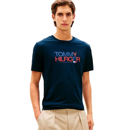 Tommy hilfiger Brand Love Big Text short sleeve T-shirt