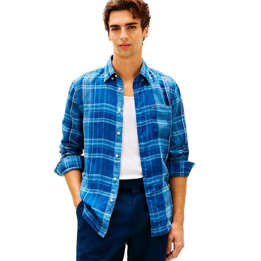 Tommy hilfiger MW0MW42399 Linen long sleeve shirt