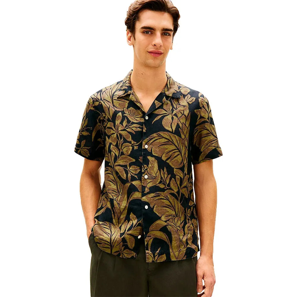 Tommy hilfiger MW0MW42403 Linen short sleeve shirt