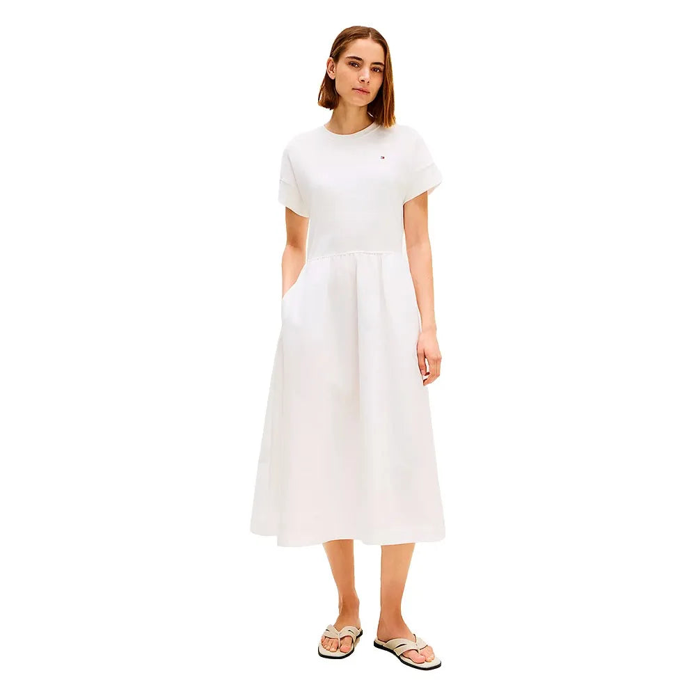 Tommy hilfiger WW0WW51148 short sleeve midi dress