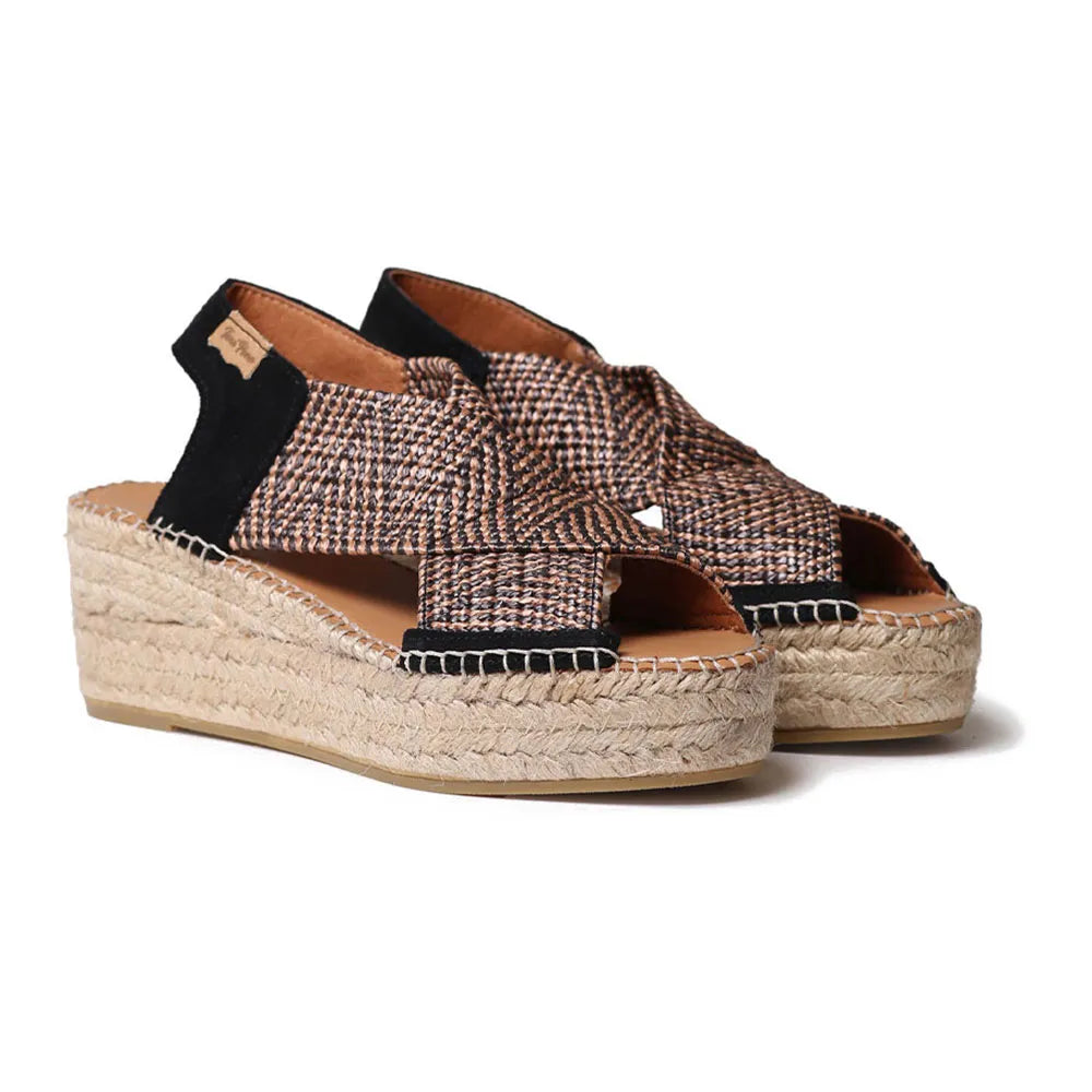 Toni pons Masai esparto wedge sandals