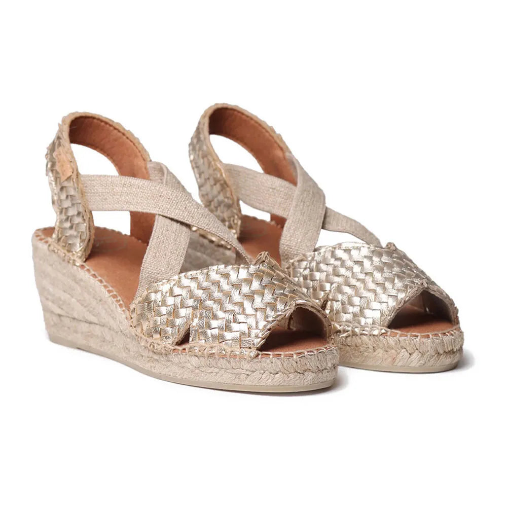 Toni pons Salina esparto wedge sandals