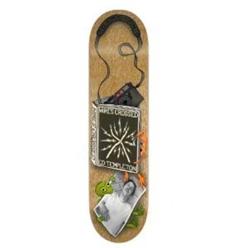Toy machine 8.25 templeton wires crosse skateboard deck
