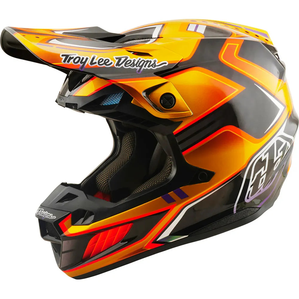 Troy lee designs SE5 Carbon Crest off-road helmet