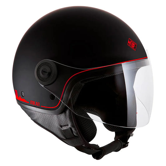 Tucano urbano El´Jettin 6.0 AC Milan open face helmet