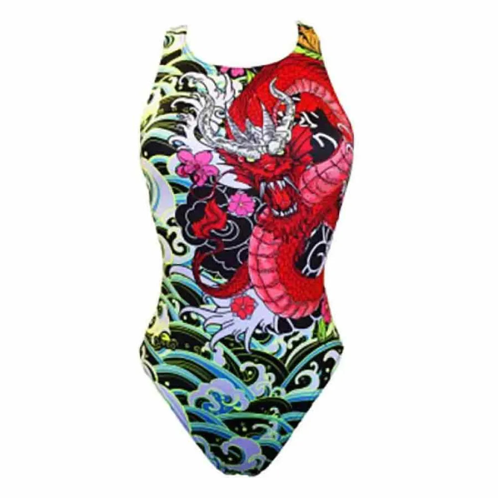 Turbo Red Dragon swimsuit
