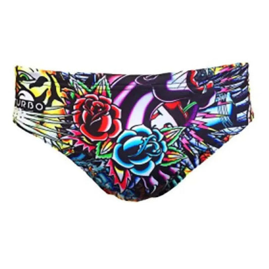 Turbo Tattoo Ink swimming brief