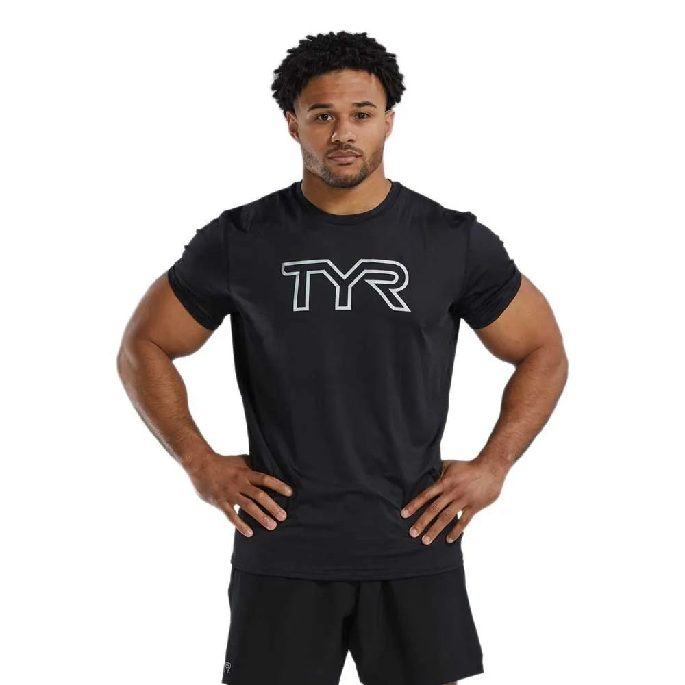 TYR Airtec Big Logo Solid short sleeve T-shirt