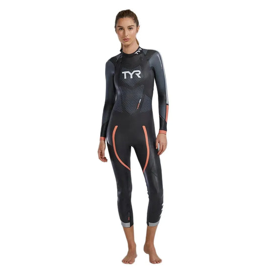 TYR Hurricane CAT 3 woman long sleeve neoprene wetsuit