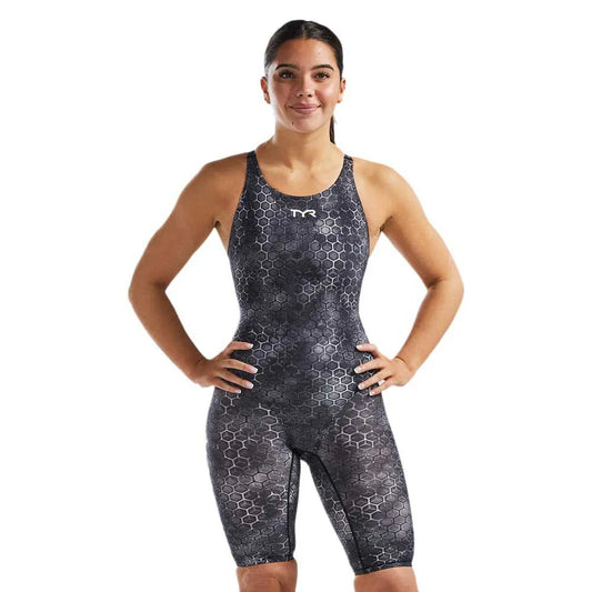 TYR Thresher Akurra open back competition swimsuit