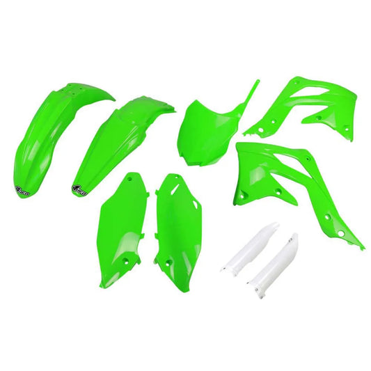 UFO Kawasaki KXF 450 2013-2015 KAKIT220F-026 Fork Protectors & plastics kit