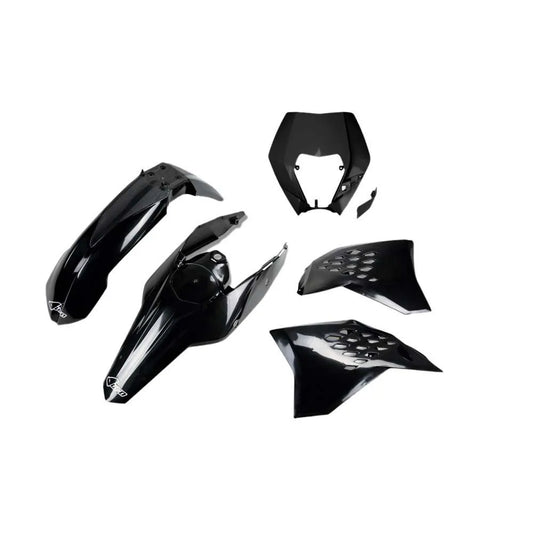 UFO KTM EXC/EXC-F 2009-2011 With Headlight KTKIT520-001 plastics kit