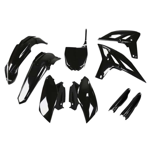 UFO Yamaha YZF 250 2011-2013 YAKIT316F-001 Fork Protectors & plastics kit