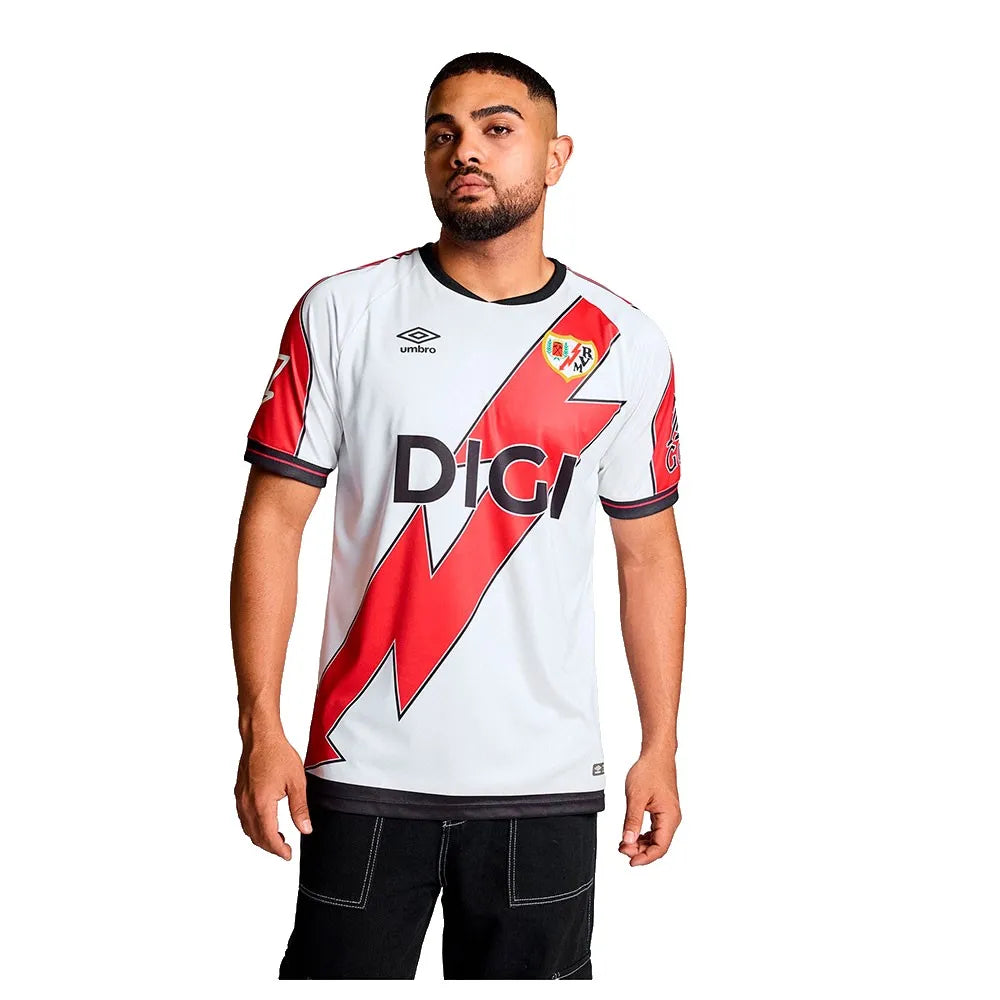 Umbro Rayo Vallecano 25/26 home junior short sleeve T-shirt