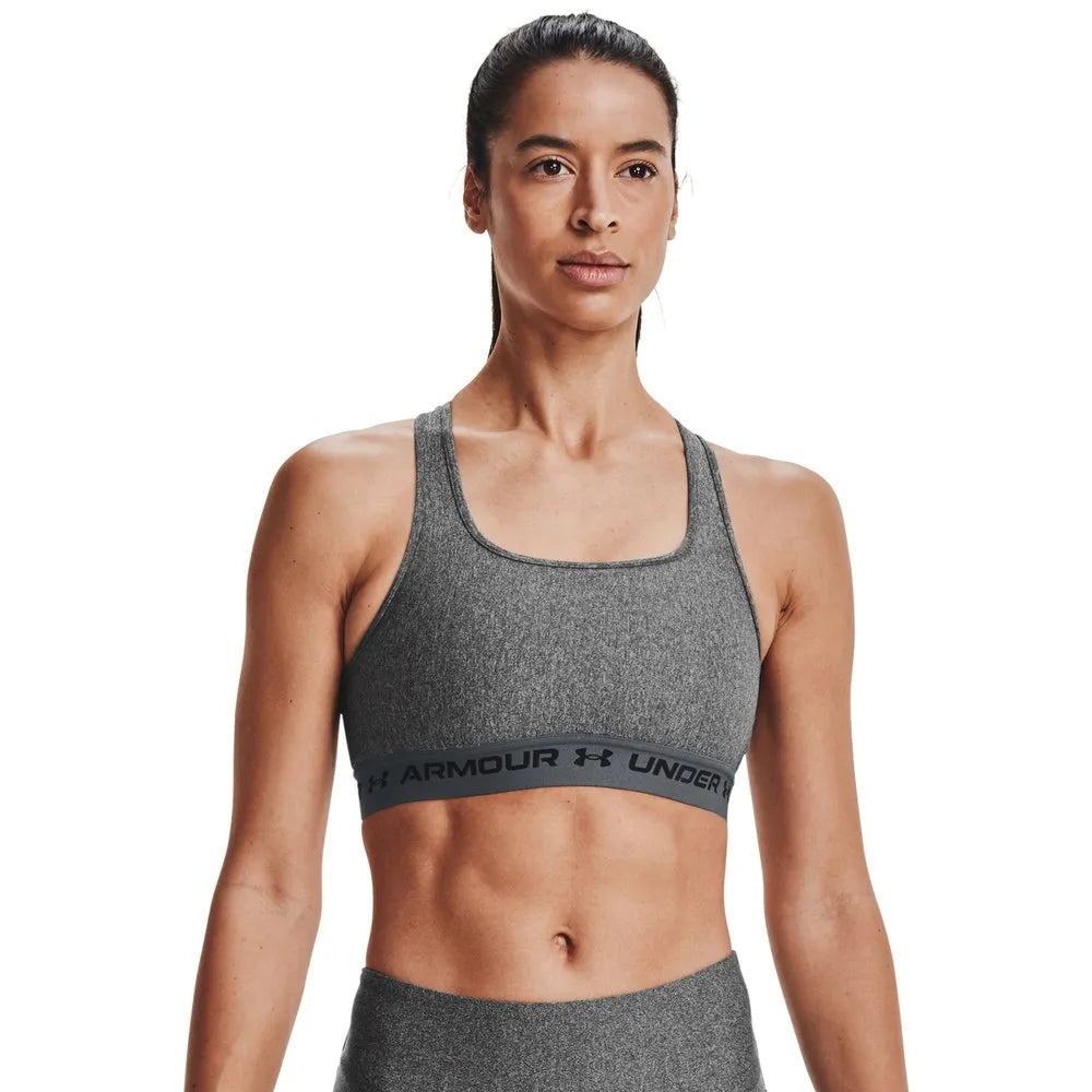 Under armour À Dos Croisé Et Maintien Modéré Heather sports bra