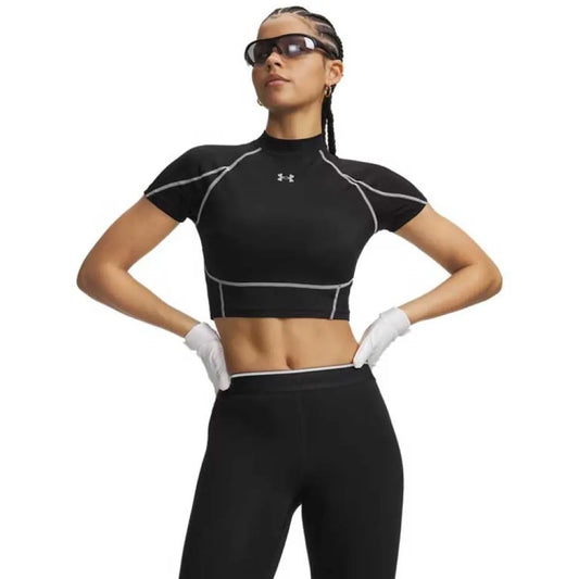 Under armour HeatGear Elite Crop Mock short sleeve T-shirt