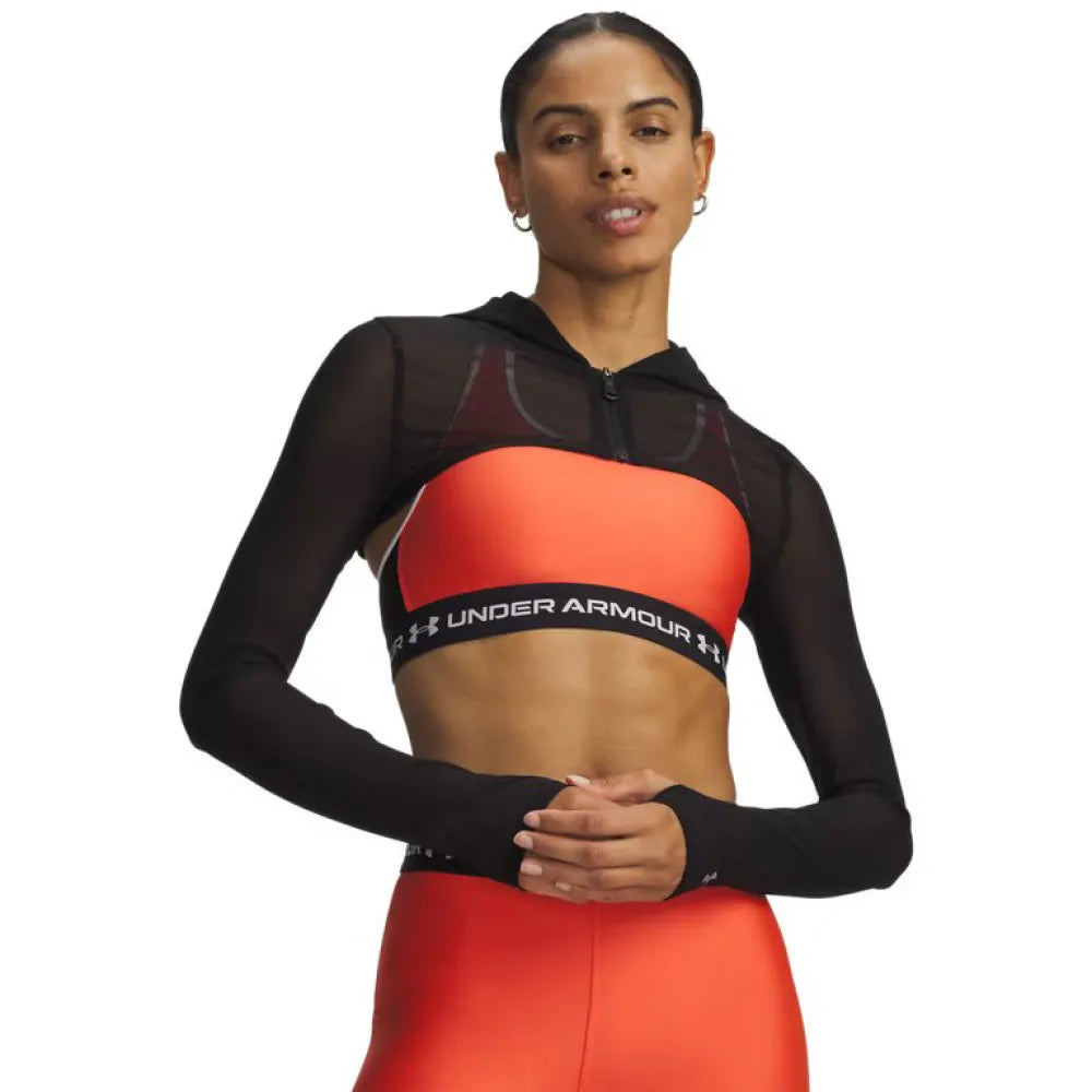 Under armour Vanish Elite Mesh Crop full zip sweatshirt