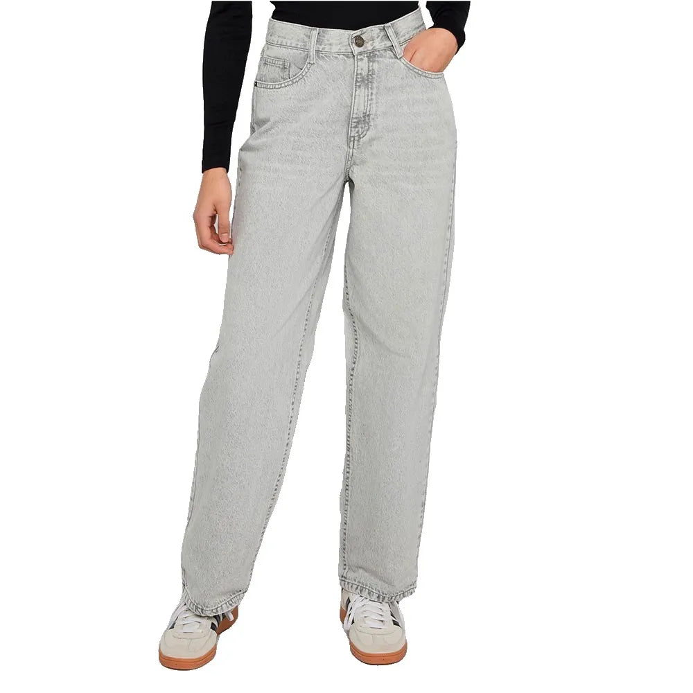 Urban classics 90´S Wide Leg High waist denim shorts
