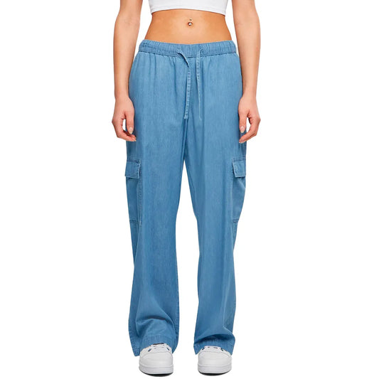 Urban classics Light Denim cargo pants