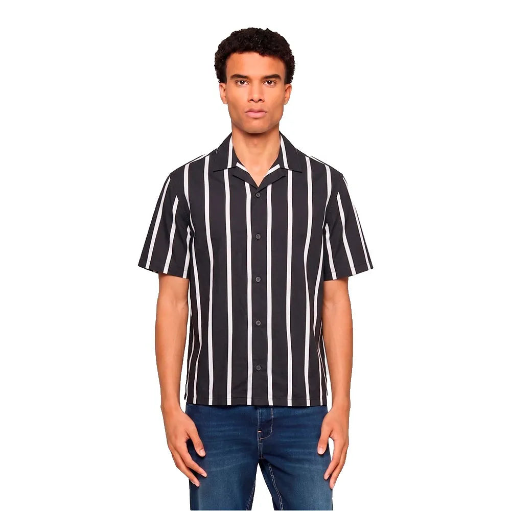 Urban classics Summer Stripe Resort short sleeve shirt
