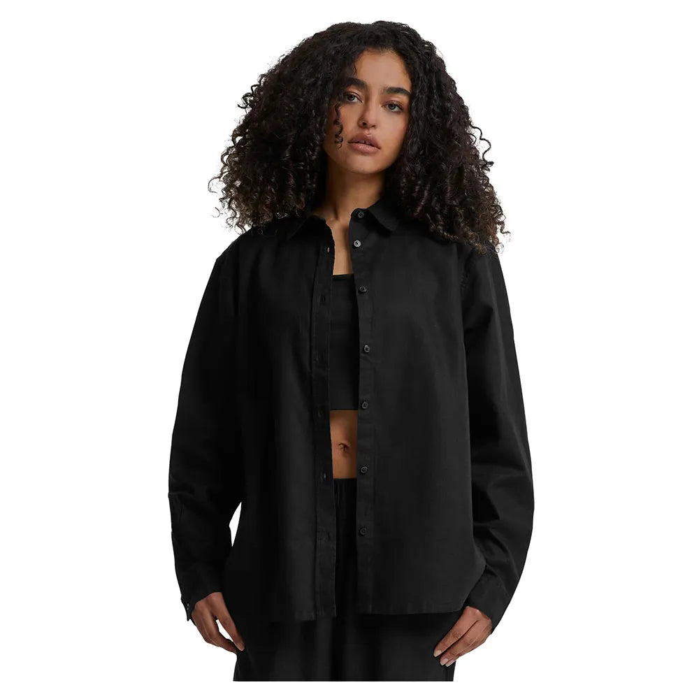Urban classics TB6847 Linen long sleeve shirt