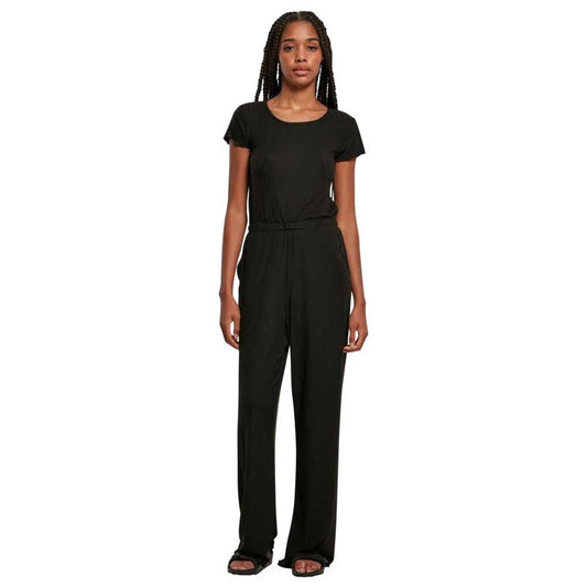 Urban classics Wide short sleeve jumpsuit