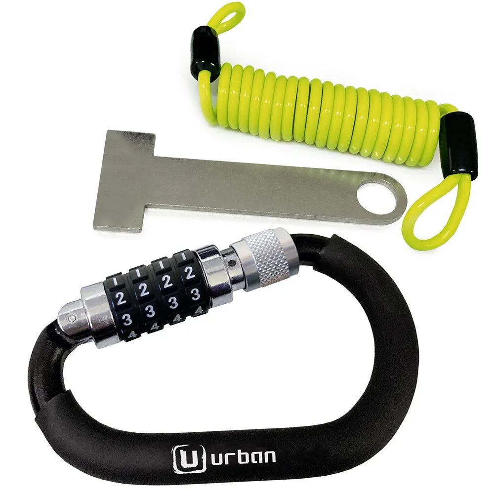 Urban security Helmet Combination padlock