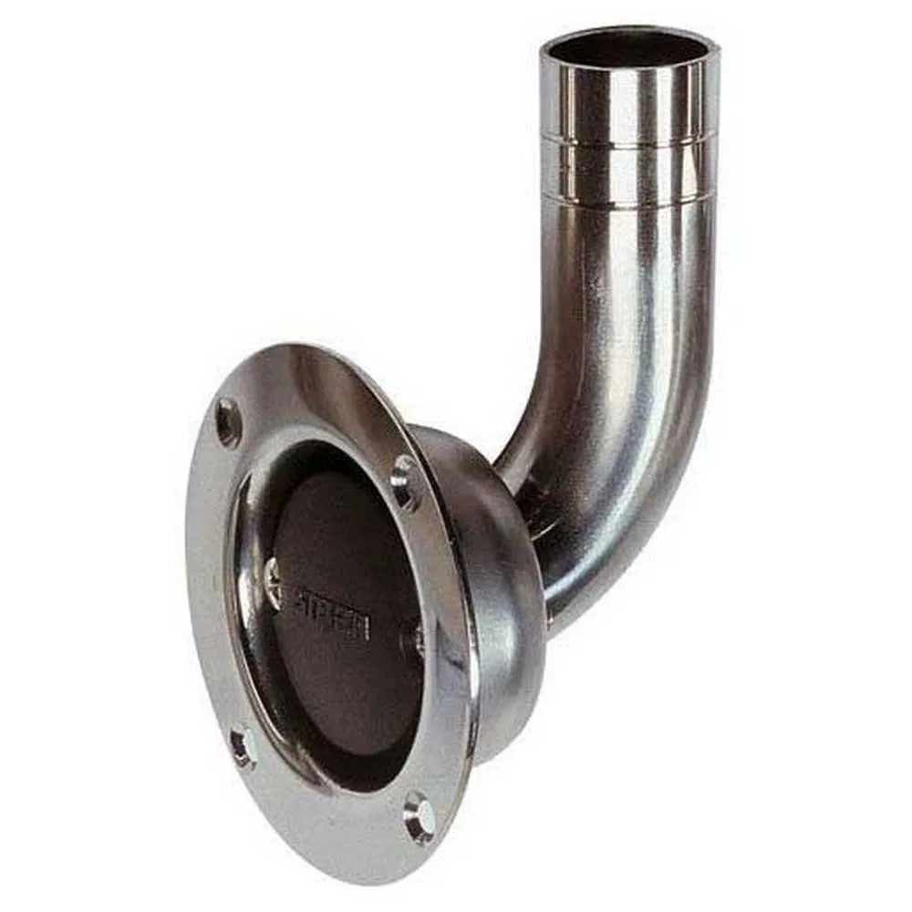 Vetus Airbleeding Nipple Round Angled SS