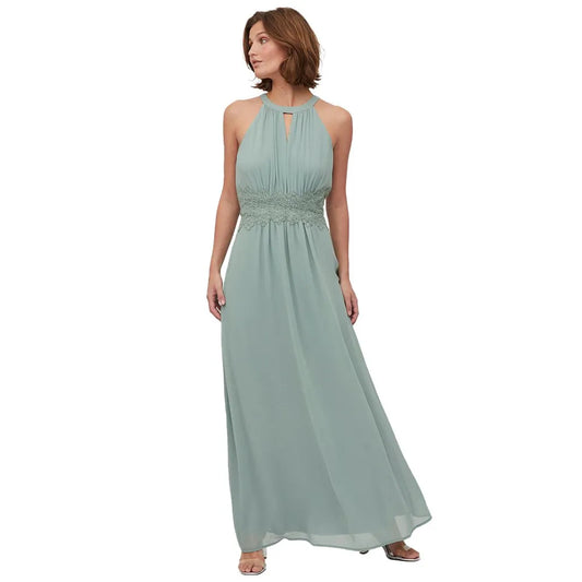 Vila Milina Halter sleeveless long dress