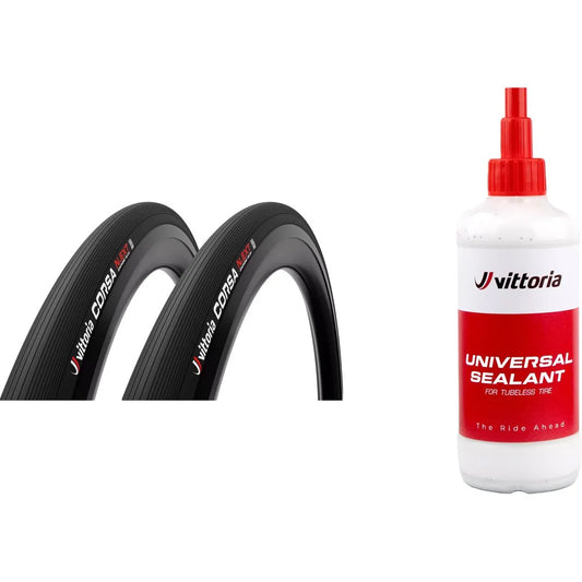 Vittoria 2x Corsa N.Ext Tubeless 700C x 28 road tyre 80ml
