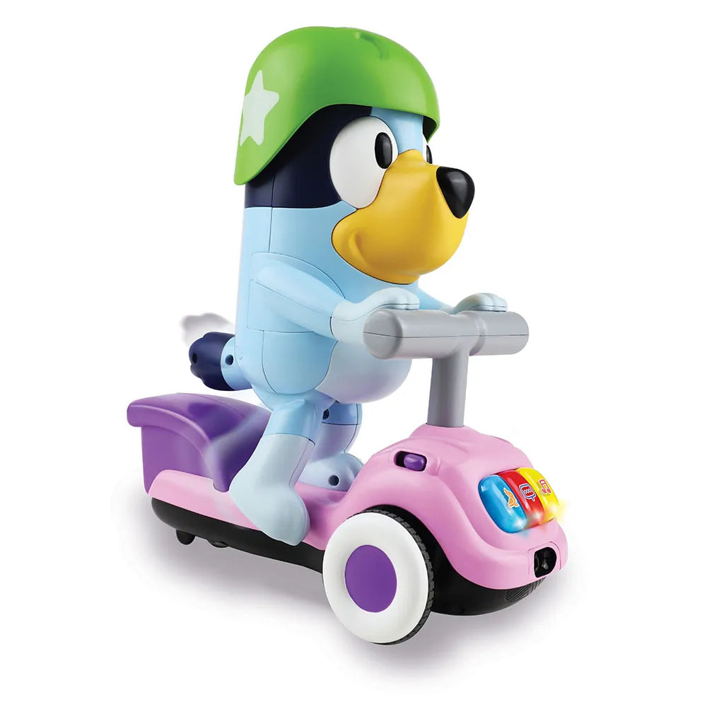 Vtech Bluey Scooter Motorcycle Spanish Version