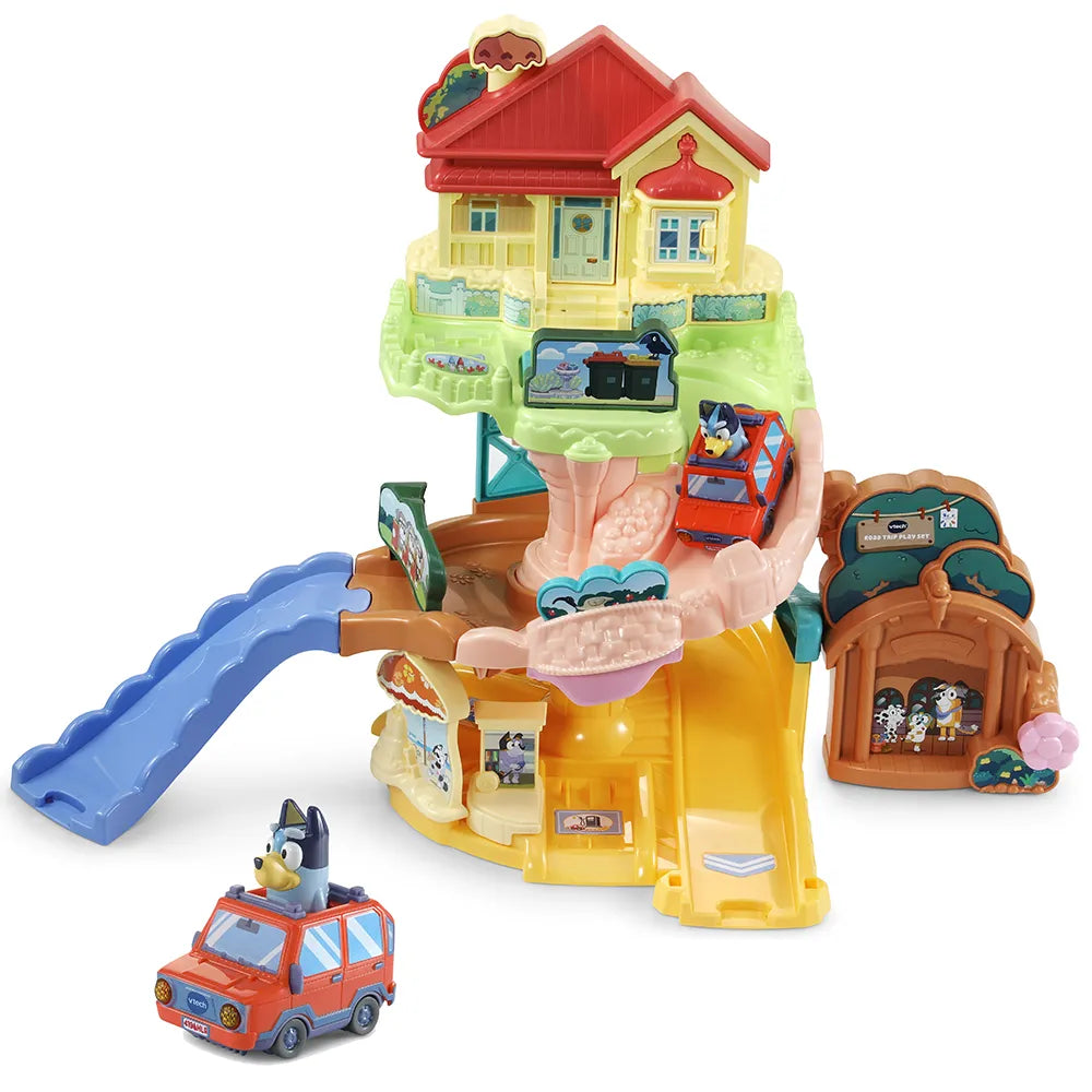 Vtech Cars Tut Tut Bluey Family House+Family Car Spanish Version